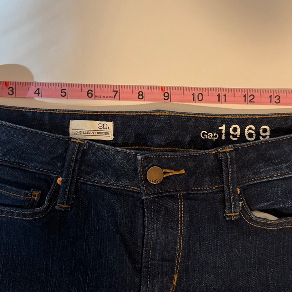 Gap Long & Lean Trouser Fit - Dark Wash - Vintage - Picture 6 of 9